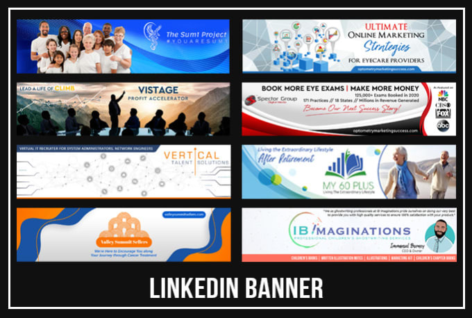 Gig Preview - Design a professional and attractive linkedin banner