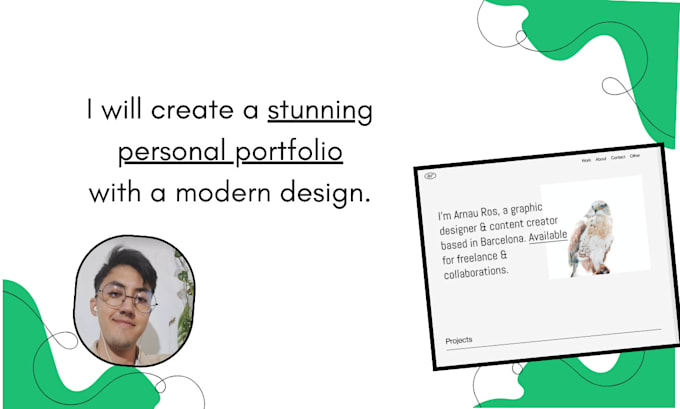 Bestseller - create your web portfolio, including contact form and modern design