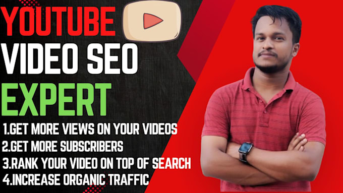 Gig Preview - Optimize your youtube video SEO to boost rankings and visibility