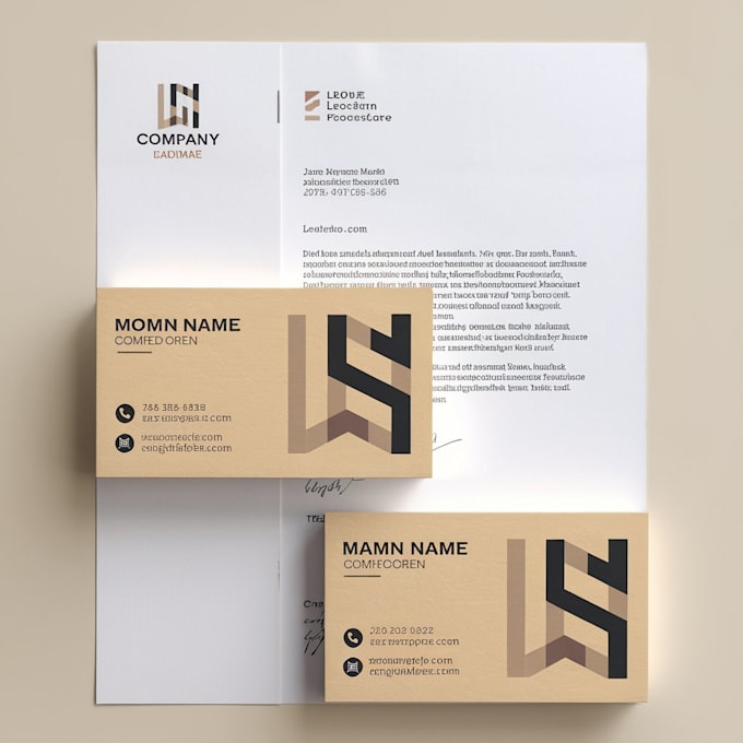 Gig Preview - Design letterhead , invoice , envelope and business cards