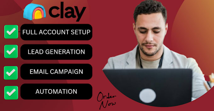 Gig Preview - Clay com email marketing and lead generation expert