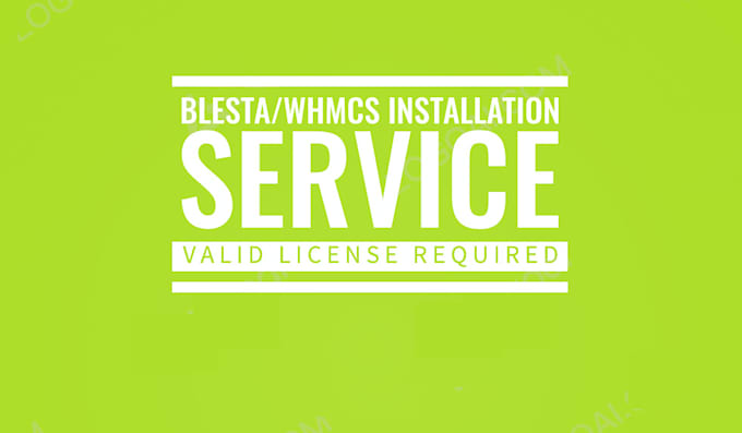 Gig Preview - Install or customize or fix any issues of your blesta or whmcs