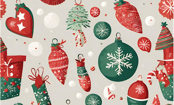 Gig Preview - Design christmas packaging, wrapping papers