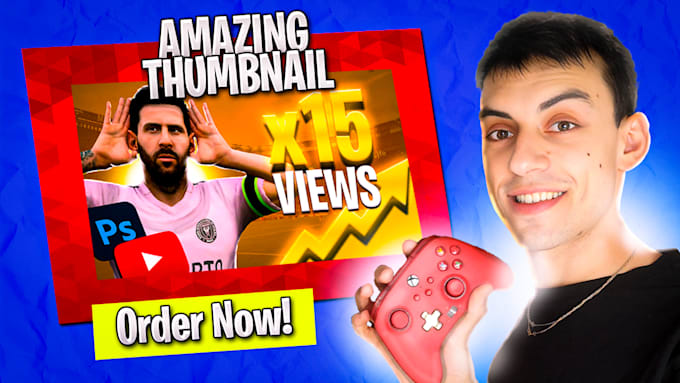 Gig Preview - Design gaming thumbnails that boost your youtube views