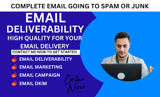 Gig Preview - Solve email going to spam or junk and delivrability issue