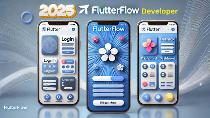 Gig Preview - Be your 2025 version flutter mobile app developer, flutter app development