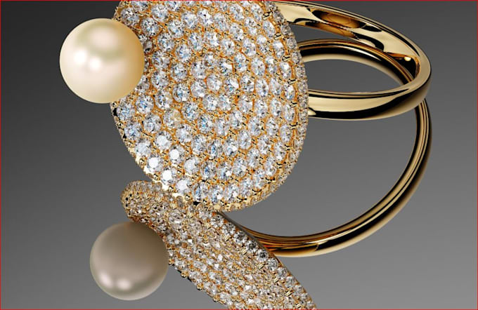 Gig Preview - Do 3d jewelry animation 3d jewelry rendering 3d jewelry design 3d jewelry design