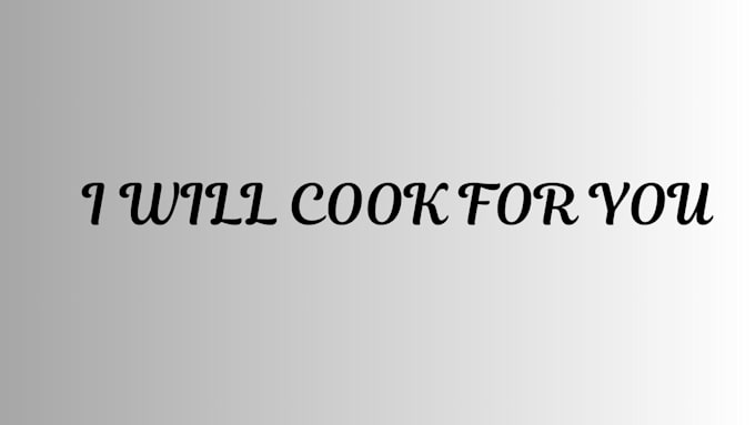 Gig Preview - Cook for you papa