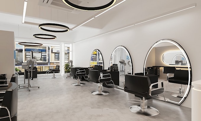 Gig Preview - Do 3d cgi wellness spa, clinic interior design, 3d lounge, salon, barber shop