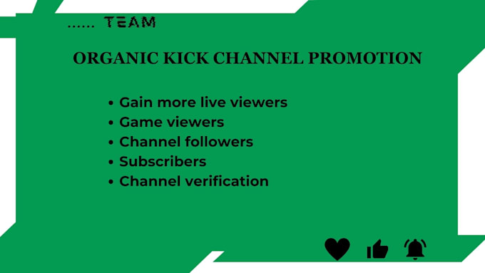 Bestseller - do kick channel promotion recruit kick live viewers game chatters kick