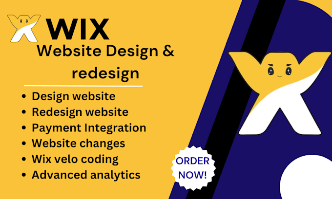 Gig Preview - Redesign wix website edit webflow redesign wix webflow website wix site changes