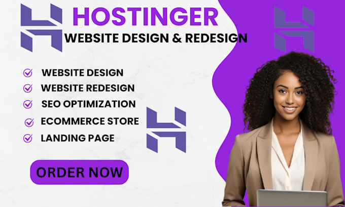 Gig Preview - Build hostinger website wordpress website design wordpress hostinger