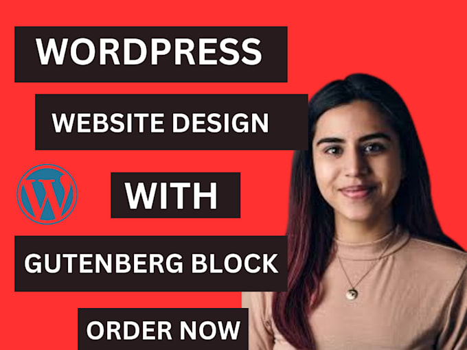 Bestseller - build a responsive wordpress  using gutenberg blocks, redesign ,clone website