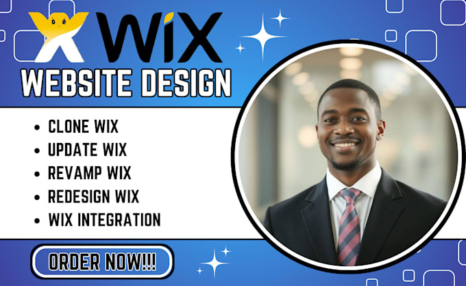 Gig Preview - Update wix revamp wix website design wix landing page wix website development