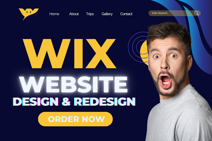 Gig Preview - Wix website redesign design wix website wix website design redesign wix website