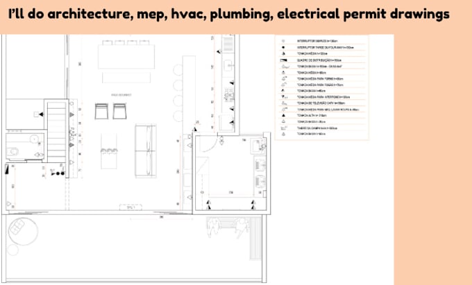 Gig Preview - Do draw architecture mep hvac electrical and plumbing permit drawings