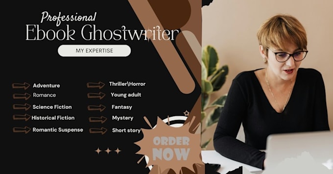 Gig Preview - Be ebook ghostwriter, romance book formatting, fiction ebook writer