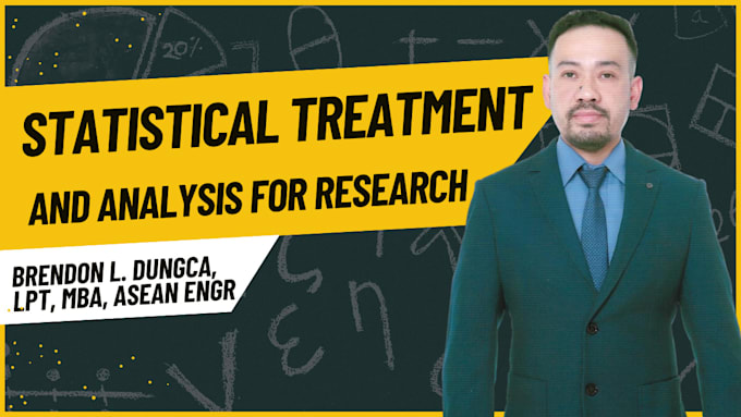 Gig Preview - Accept statistical treatment and analysis for research using spss and minitab