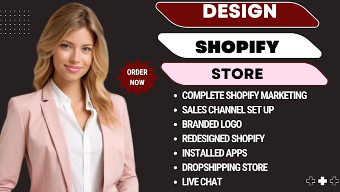 Gig Preview - Do shopify store, shopify design, shopify marketing, shopify sales, black friday