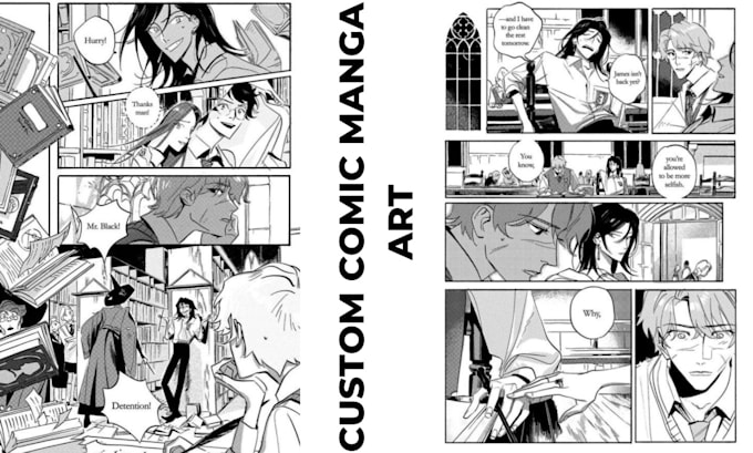 Gig Preview - Custom comic manga art anime manga comic manga page nsfw comic manga storyboard