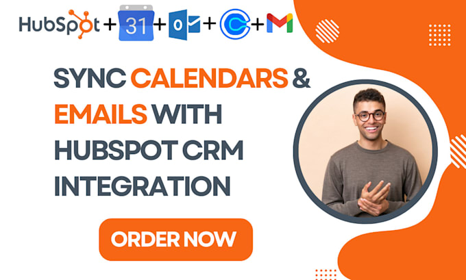 Gig Preview - Integrate google calendar, outlook calendar, gmail, calendly with hubspot crm