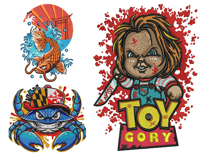 Gig Preview - Fast and accurate embroidery digitizing services