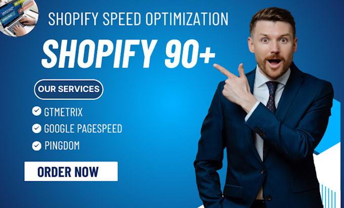 Gig Preview - Increase shopify store speed and website page speed optimization