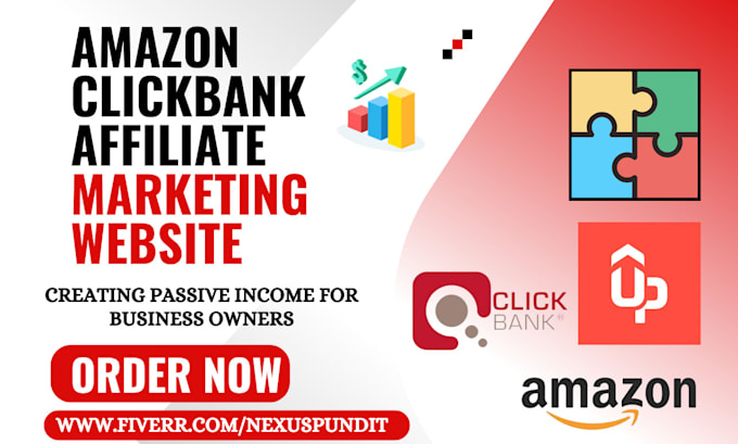 Gig Preview - Build affiliate marketing program amazon passive income affiliate shopify store