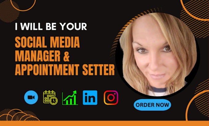 Gig Preview - Be your social media sales manager and appointment setter