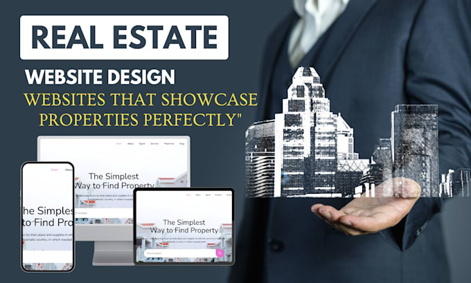 Gig Preview - Design real estate website in wix realtor website real estate landing page