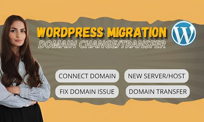 Gig Preview - Connect domain to wordpress, kartar, hostinger, fix dns issues, migrate hosting