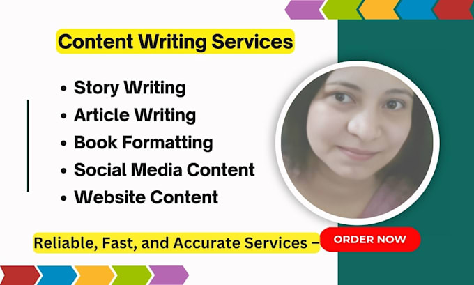 Gig Preview - Do professional content writing services