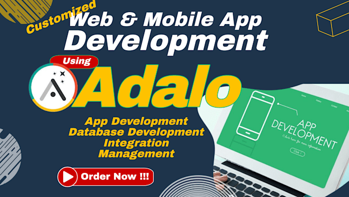 Gig Preview - Build stunning custom web and mobile apps using adalo