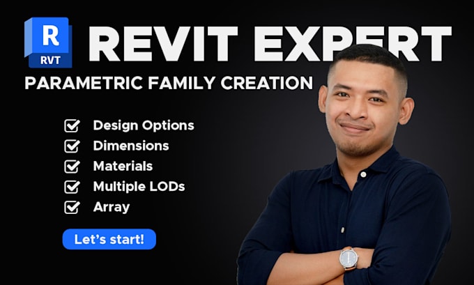 Bestseller - be your bim revit expert in parametric family creation