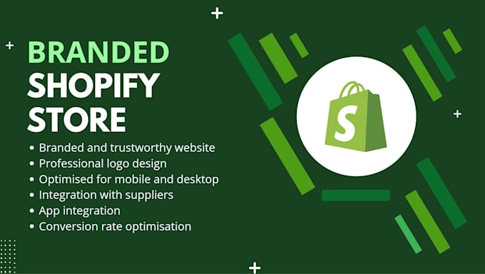 Gig Preview - Create a branded shopify store for your ecommerce brand or dropshipping store