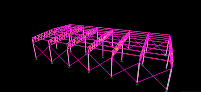 Gig Preview - Analyze and design the steel structure using sap2000 tekla and etabs