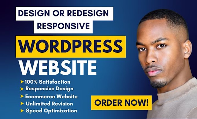 Gig Preview - Do business wordpress website design or elementor wordpress landing page design