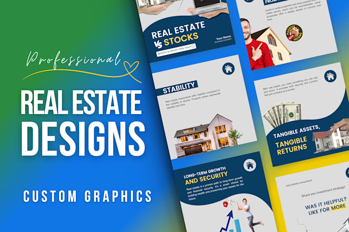 Gig Preview - Create custom designs for real estate professionals and branding