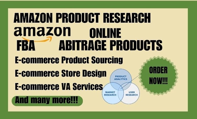 Bestseller - do product research, arbitrage products, shopify marketing ,amazon wholesale