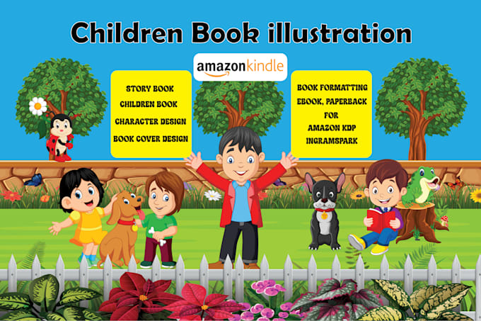 Bestseller - design children story book illustration and children story book illustration