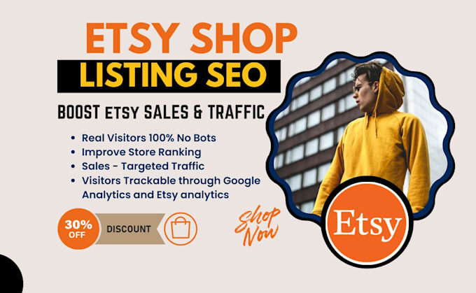 Gig Preview - Promote your etsy listing for more etsy sales with etsy seo