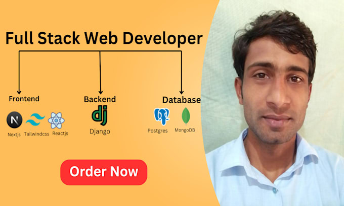 Bestseller - be your full stack developer with nextjs django and postgresql