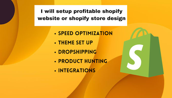 Gig Preview - Set up a profitable shopify store