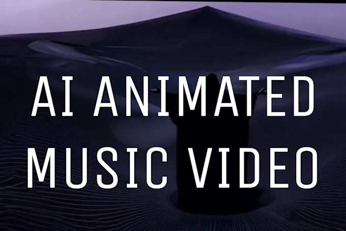 Gig Preview - Create the best ai generated music video, cinematic ai animation with your song