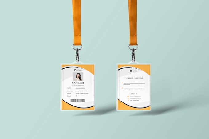 Bestseller - design your id card, badge, name card, lanyard, and identity professionally