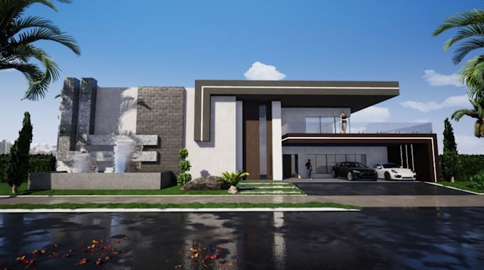 Gig Preview - Design commercial space, office interior, visualize 3d residential landscape,cgi