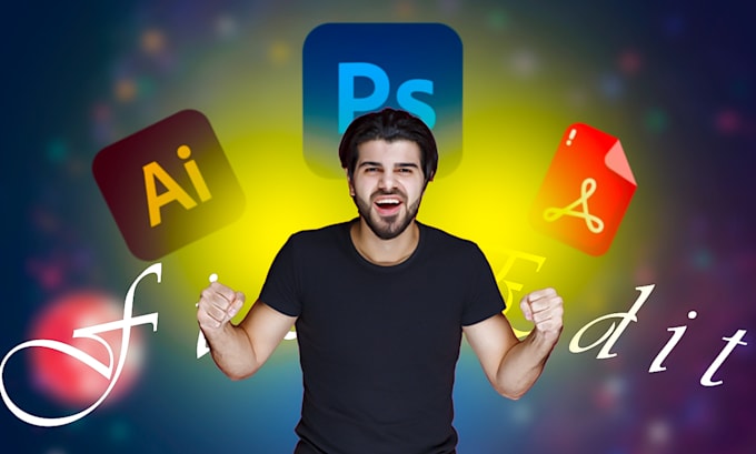 Gig Preview - Fix edit any photoshop  illustrator design file