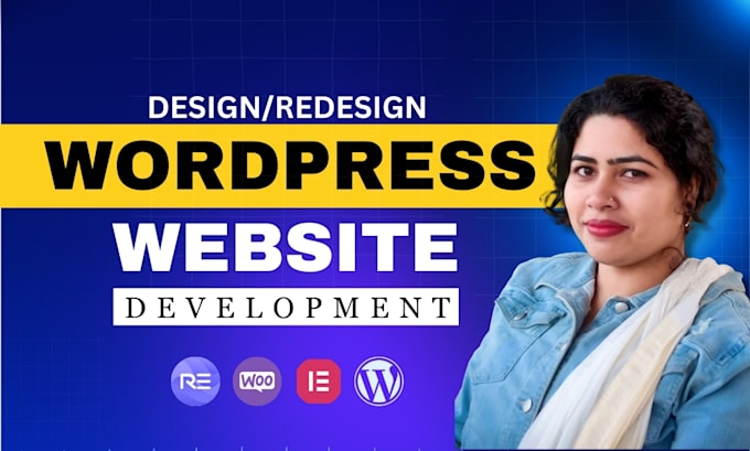 Gig Preview - Do expert wordpress development, design, redesign wordpress woocommerce website