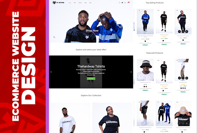 Gig Preview - Design ecommerce website using flatsome woocommerce store