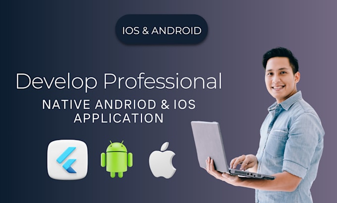 Gig Preview - Develop native android and ios apps professionally high quality mobile app